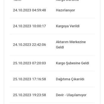 Bir Günde Kargo Siparişim Teslim Edilmedi