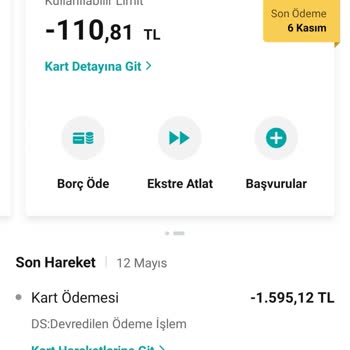 Garanti Bankası Kredi Kartı Borcu Düzeltilmedi