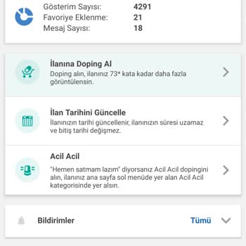 Sahibinden Doping Satın Alıp Beklentinin Çok Altında Kalması