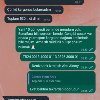 Aras Kargo Kargo Mağduriyeti Kayıp