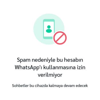 WhatsApp Kalıcı Ban Yedim