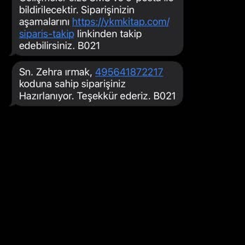 YKMkitap Kargo İlgisizlik Ve Sorumsuzluk