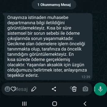 EasyCep'ten Ödenmeyen Bedel