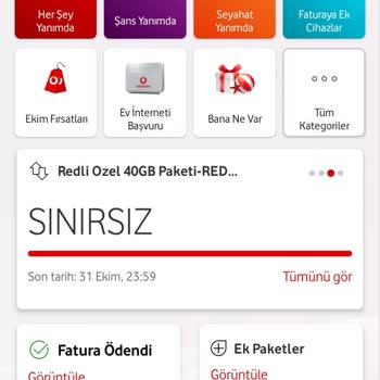 Vodafone Sınırsız Yazıp Aşım Paketinin Başlaması