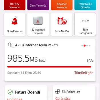 Vodafone Sınırsız Yazıp Aşım Paketinin Başlaması