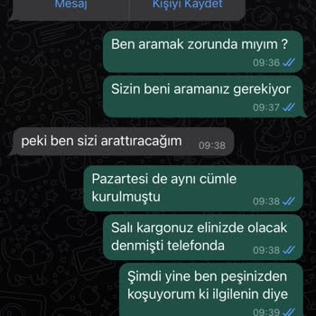 Oysho Ve Bir Günde Kargo İş Birliği Problemi