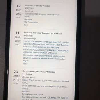 Arçelik Kurutma Makinesi Firma Değişmemesi