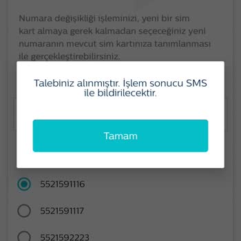 Türk Telekom Numara Değiştirme Talebi