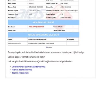 Aras Kargo Kargo Teslim Süresi Çeşitli Bahanelerle Sürekli Erteleniyor