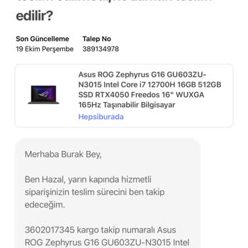 Hepsiburada'nın Kargo Hizmetiyle İlgili Sorunlar