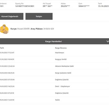 A101 Ve Birgündekargo Firmasının Bölge Dışı İade Kararı