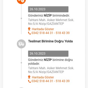 MNG Kargo Dağıtıma Çıkarmadan İade