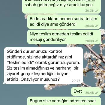 AGT Kurye (aynigunteslim.com) Teslim Edildi Diyor Edilmedi