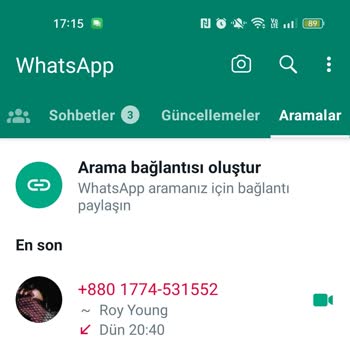 Usderc20.com WhatsApp Üzerinden Yapılan Usulsüz Arama Ve Şikayet