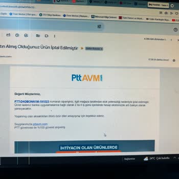 Epttavm Sipariş Sorunu