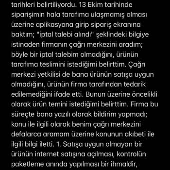 Boyner- Para İadesi Yapılmaması
