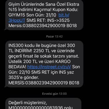 In Street Ürünün Arkasında Durmadı
