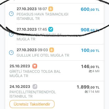 Pegasus Haksız Ücret Alımı