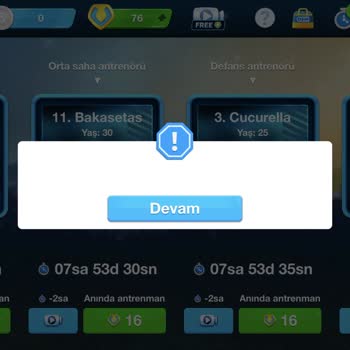 Online Soccer Manager Oyuncu Antrenmanı Sorunu