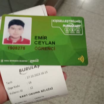 BURULAŞ Öğrenci Kartı Manyetik Problemi