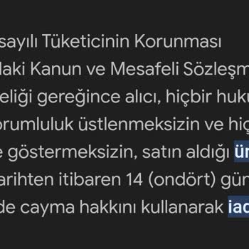 Cross Butik (Instagram: Crosbutikk) Ürünün İade Alınmaması