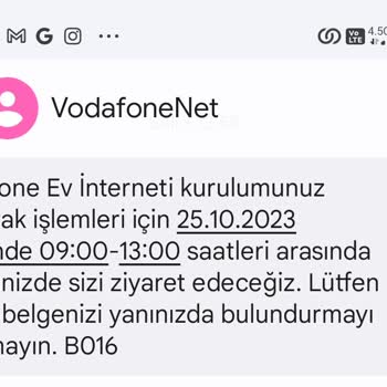 Vodafone Net İnternet Bağlantısı İçin Gelen Olmadı