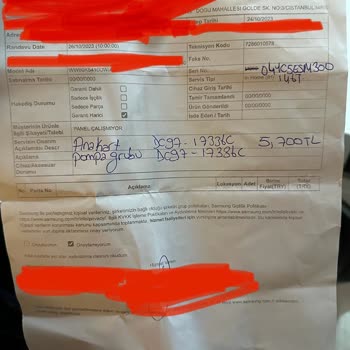 Samsung Yetkili Servisi Şikayeti