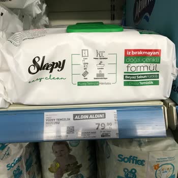 A101 Yanıltıcı Reklam! Sleepy Yüzey Temizlik Havlusu 100'lü