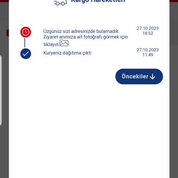 Aras Kargo Personeli Teslimata Gelmediği Halde Gelmiş Gibi Davranması