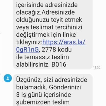 Aras Kargo Personeli Teslimata Gelmediği Halde Gelmiş Gibi Davranması