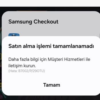 Samsung Telefon Satin Alma Sorunu