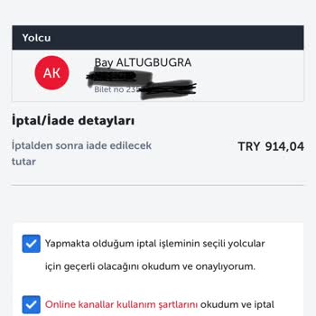 THY Bilet İptalde Paranın %75 El Koydu.