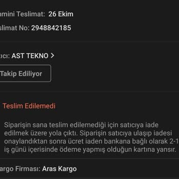 Aras Kargo Bilecik Şubesi Dağıtım Sorunu Ve Firmanın İhmalkarlığı