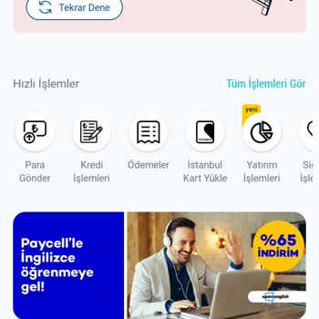 Paycell Hesap Geçmişi Ve Bakiye Göremem Sorunu Sorunu