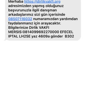 P*****a Dirlik Vakfı Şikayet