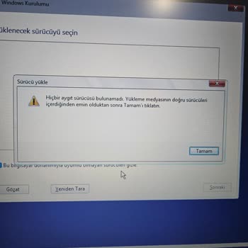 HP Bilgisayarım Sürücüleri Görmüyor