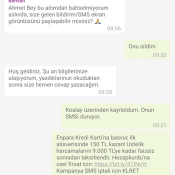 Enpara.com Kampanya Sözünü Tutmuyor.