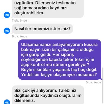 Getir Ürün Eksik Geldi, Müşteri Temsilcisi-kurye Arasında İletişim Kopukluğu