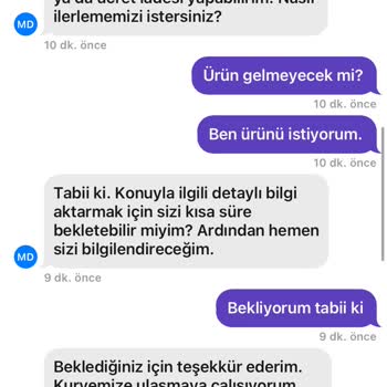 Getir Ürün Eksik Geldi, Müşteri Temsilcisi-kurye Arasında İletişim Kopukluğu