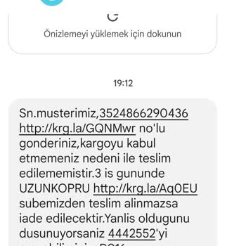 Aras Kargo Kargoyu Görmeme Rağmen Kabul Etmediğim Söylenmesi