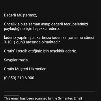 Gratis Kargom Elime Ulaşmadı