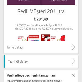 Vodafone Operatörlerin Yaptığı Zam