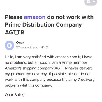 AGT Kurye (aynigunteslim.com) Amazon.com.tr Agtkurye.com.tr İle Çalışmasın.