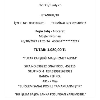 Fuudy Siparişim İptal Edildi, Ödeme İadesi Yapılmadı