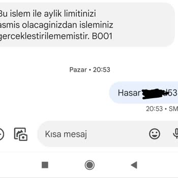 Sigortam360 (5664) 5664 Hasar Sorgusu Boştan Yere Para Aldılar