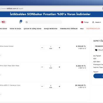 İstikbal Mobilya A. Ş. Fahiş Fiyat Farkı