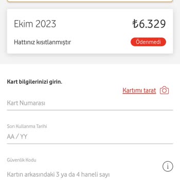 Vodafone Olmayan Borç Yansıtıp Hattımın Kapatılması