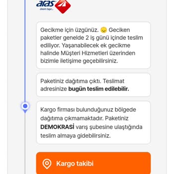 Aras Kargo Kargonun Teslimat Yapmaması