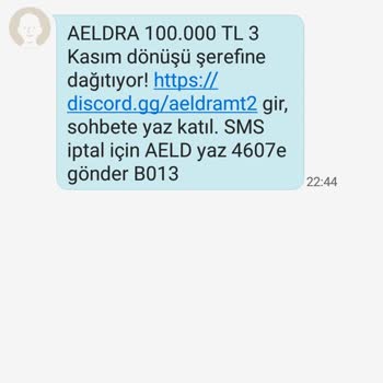 Aeldramt2 Sürekli Mesajlar Alıyorum