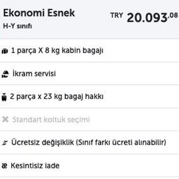 THY, Biletim Esnek Paket Olmasına Rağmen İade Yapmıyor.